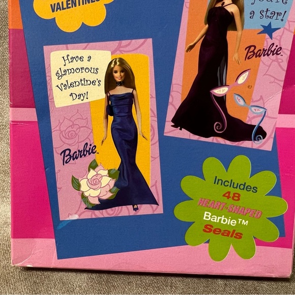 BARBIE Valentines Day Cards - 32 Fold and Seal Valentines - Picture 3 of 5